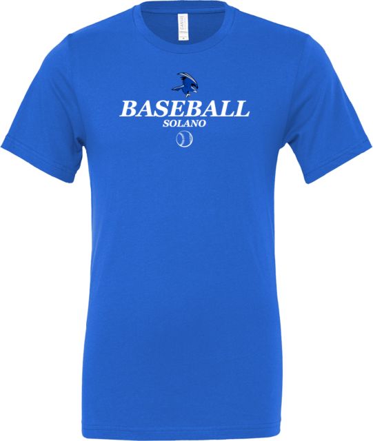 Solano Bella + Canvas Jersey Cotton T Shirt Solano Community College Baseball - ONLINE ONLY