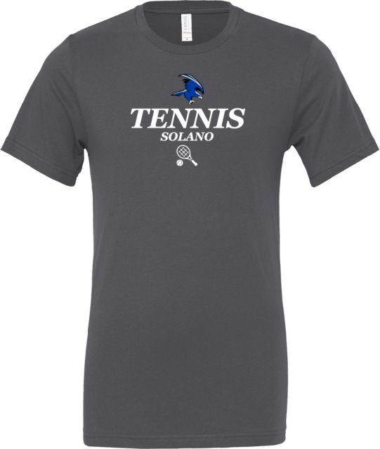 Solano Bella + Canvas Asphalt Jersey Cotton T Shirt Solano Community College Tennis - ONLINE ONLY
