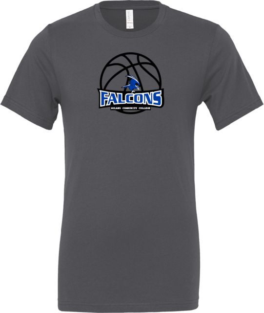 Solano Bella + Canvas Asphalt Jersey Cotton T Shirt Solano Community College Basketball Graphic - ONLINE ONLY