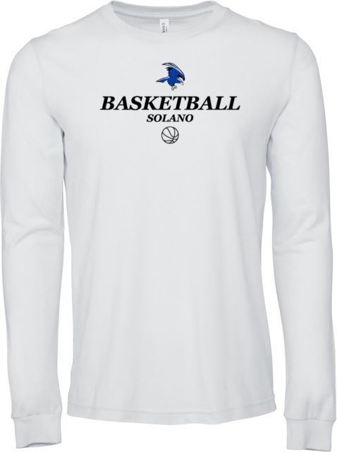 Solano Bella + Canvas Jersey Cotton Long Sleeve T Shirt Solano Community College Basketball - ONLINE ONLY
