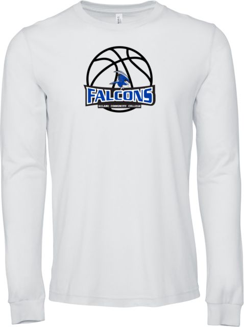 Solano Bella + Canvas Jersey Cotton Long Sleeve T Shirt Solano Community College Basketball Graphic - ONLINE ONLY
