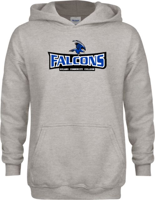 Solano Youth Fleece Hood Solano Community College Falcon Wordmark - ONLINE ONLY