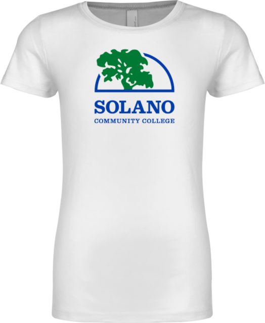 Solano Next Level Girls Fashion Fit T Shirt Solano Community College Institutional Mark - ONLINE ONLY