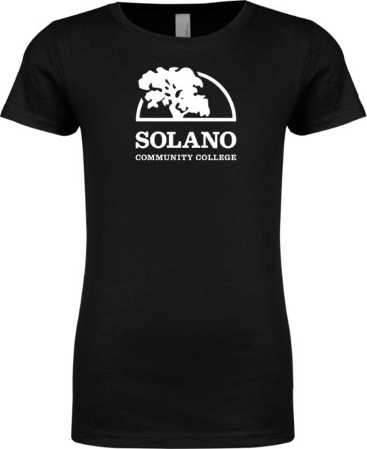 Solano Next Level Girls Fashion Fit T Shirt Solano Community College Institutional Mark - ONLINE ONLY
