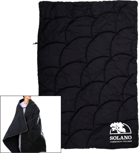Solano Wearable Camping Blanket Solano Community College Institutional Mark - ONLINE ONLY
