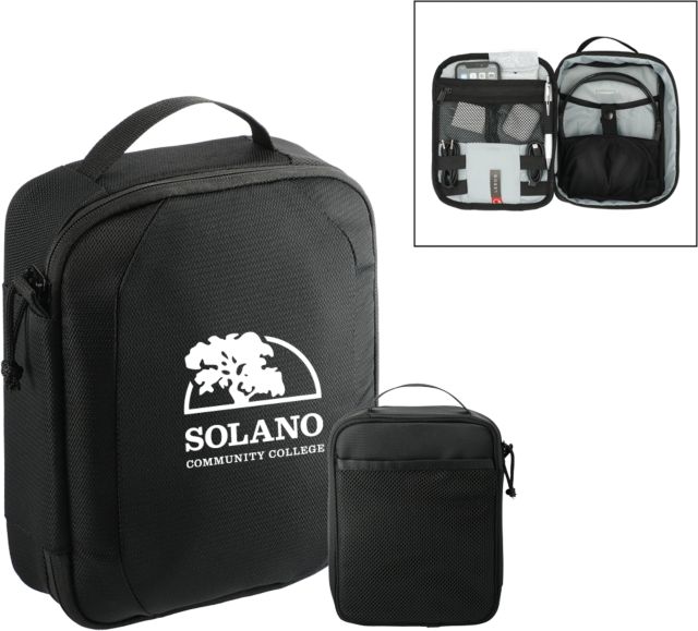 Solano RPET Headphone and Tech Case Solano Community College Institutional Mark - ONLINE ONLY