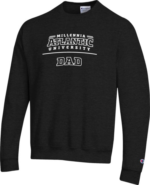 Millennia Atlantic Champion Fleece Crew Dad Arched Wordmark - ONLINE ONLY