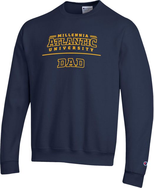 Millennia Atlantic Champion Fleece Crew Dad Arched Wordmark - ONLINE ONLY
