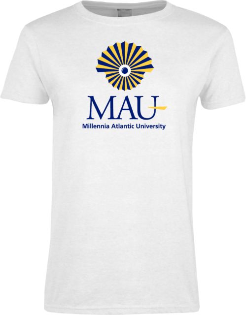 Millennia Atlantic Ladies T Shirt Primary Mark Vertical - ONLINE ONLY