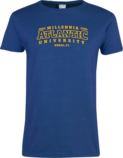 Millennia Atlantic Ladies T Shirt Arched Wordmark Full - ONLINE ONLY
