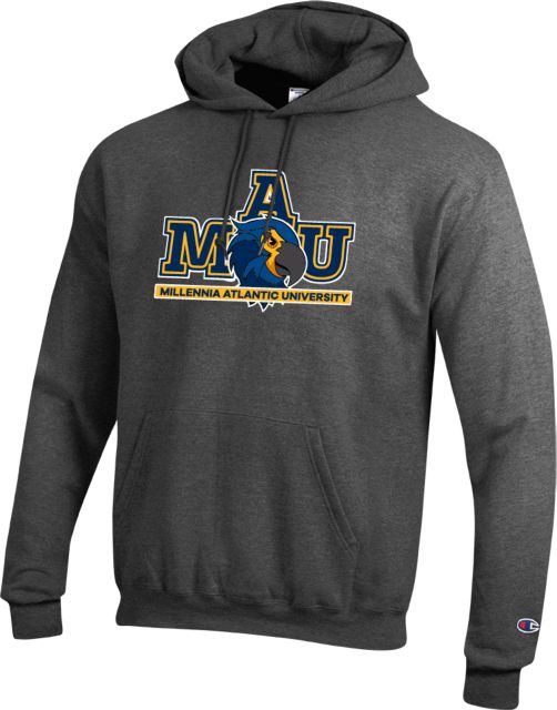Millennia Atlantic Champion Fleece Hoodie MAU Mascot Logo - ONLINE ONLY