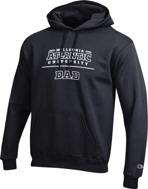 Millennia Atlantic Champion Fleece Hoodie Dad Arched Wordmark - ONLINE ONLY
