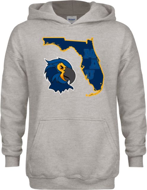 Millennia Atlantic Youth Fleece Hoodie State of Florida with Mascot Head - ONLINE ONLY
