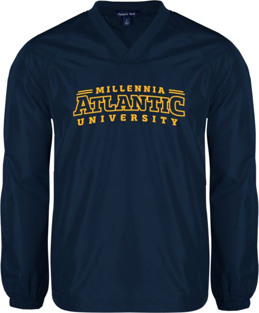 Millennia Atlantic V Neck Raglan Windshirt Arched Wordmark - ONLINE ONLY