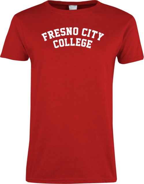 Fresno City College Ladies T Shirt Fresno City College Arch - ONLINE ONLY