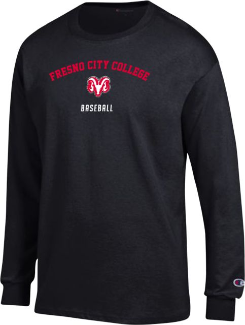 Fresno City College Champion Long Sleeve T Shirt Fresno City College Baseball - ONLINE ONLY