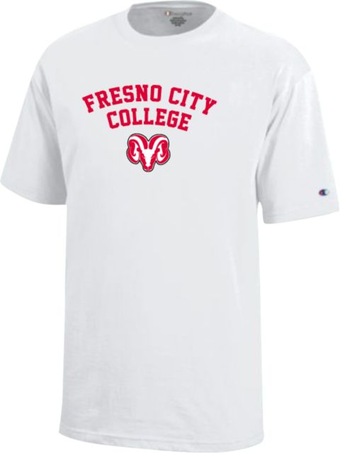 Fresno City College Youth Champion Short Sleeve Tee Fresno City College with Ram - ONLINE ONLY