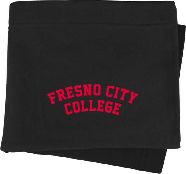 Fresno City College Sweatshirt Blanket Fresno City College Arch - ONLINE ONLY