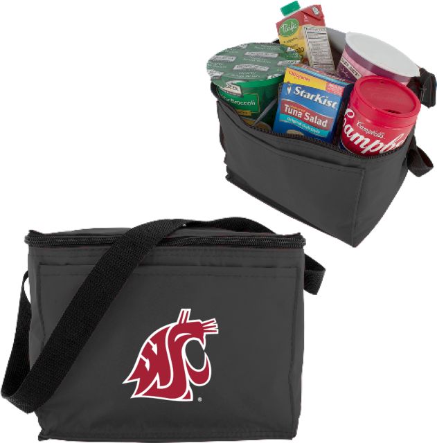 Washington State Six Pack Cooler WSU Primary Athletic Mark - ONLINE ONLY