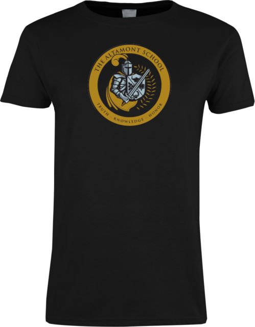 Altamont School Ladies T Shirt Knight Seal - ONLINE ONLY