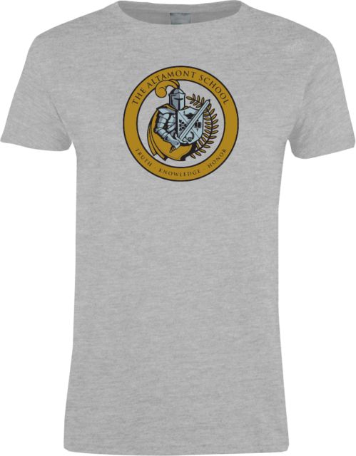Altamont School Ladies T Shirt Knight Seal - ONLINE ONLY