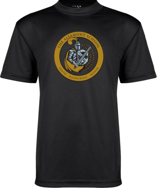 Altamont School Youth Performance Tee Knight Seal - ONLINE ONLY