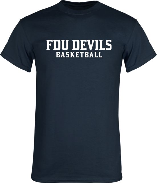 FDU Devils T Shirt FDU Devils Basketball - ONLINE ONLY