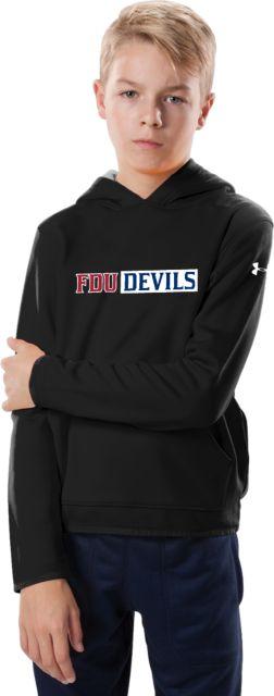 FDU Devils Youth Under Armour Fleece Hoodie FDU Devils  in Box - ONLINE ONLY