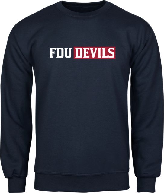 FDU Devils Fleece Crew FDU Devils  in Box - ONLINE ONLY