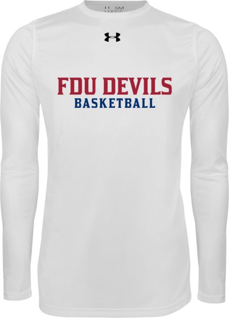 FDU Devils Under Armour Long Sleeve Tech Tee FDU Devils Basketball - ONLINE ONLY