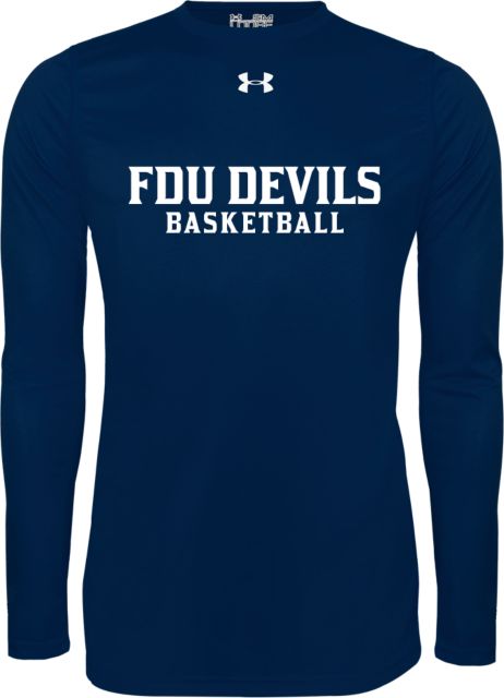 FDU Devils Under Armour Long Sleeve Tech Tee FDU Devils Basketball - ONLINE ONLY