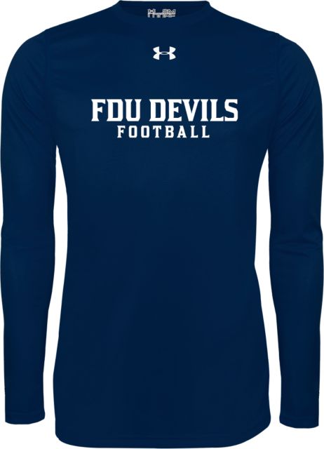 FDU Devils Under Armour Long Sleeve Tech Tee FDU Devils Football - ONLINE ONLY