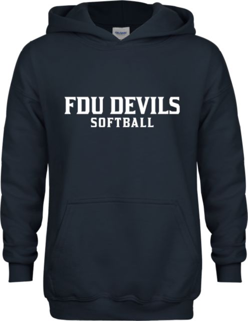 FDU Devils Youth Fleece Hoodie FDU Devils Softball - ONLINE ONLY