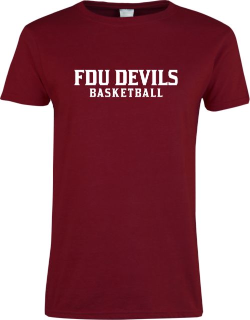 FDU Devils Ladies T Shirt FDU Devils Basketball - ONLINE ONLY