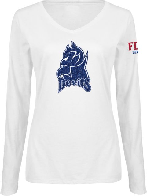 St Louis Blues Womens White Tailgate LS Tee