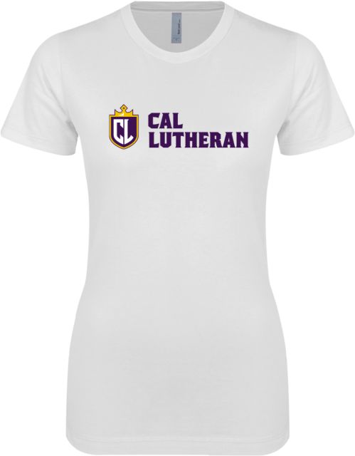 Cal Lutheran Next Level Womens Boyfriend Tee Shield and Crown Cal Lutheran - ONLINE ONLY