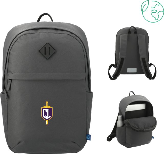 Cal Lutheran Repreve Ocean Commuter Computer Backpack Sword and Shield CL - ONLINE ONLY