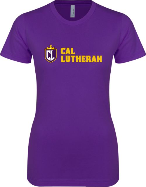 Cal Lutheran Next Level Womens Boyfriend Tee Shield and Crown Cal Lutheran - ONLINE ONLY