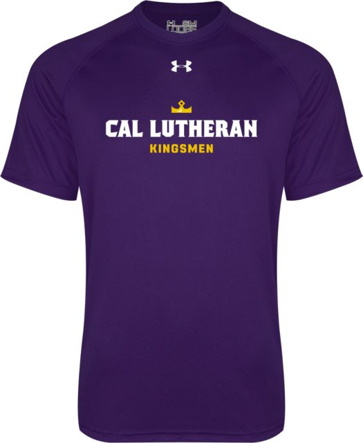 Cal Lutheran Under Armour Tech Tee Crown Kingsmen Lockup - ONLINE ONLY