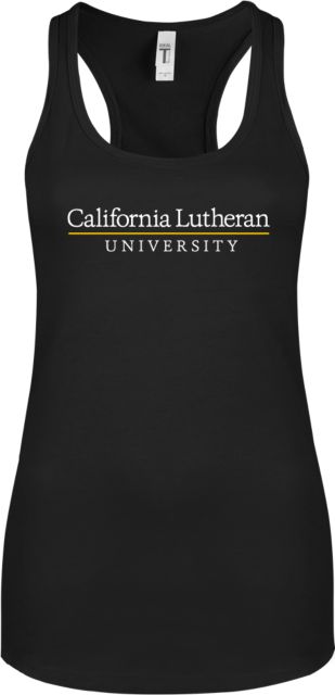 Cal Lutheran Next Level Womens Racerback Tank Cal Lutheran Institutional - ONLINE ONLY