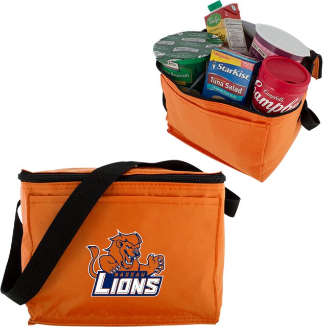 Nassau CC Six Pack Orange Cooler Primary Mark - ONLINE ONLY