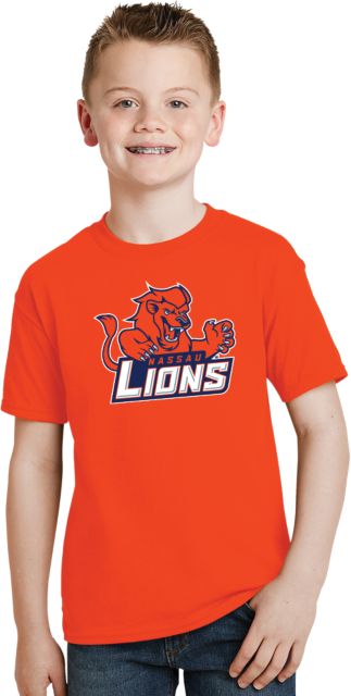 Nassau CC Youth Orange T Shirt Primary Mark - ONLINE ONLY