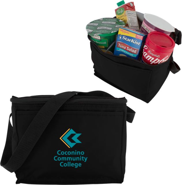 Conconino Six Pack Cooler Coconino Community College - Primary Mark - ONLINE ONLY