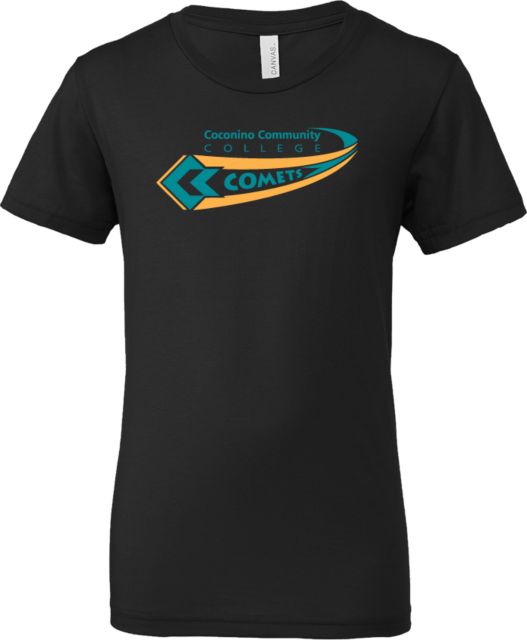 Conconino Bella + Canvas Youth Jersey T Shirt Coconino Community College - Comets - ONLINE ONLY