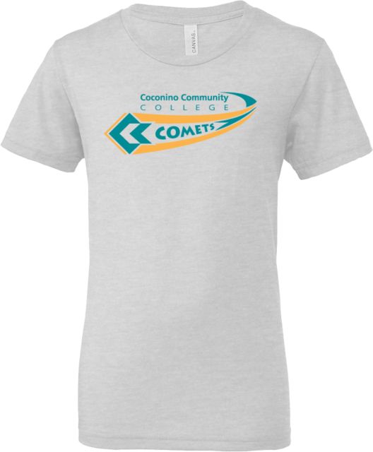 Conconino Bella + Canvas Youth Jersey T Shirt Coconino Community College - Comets - ONLINE ONLY