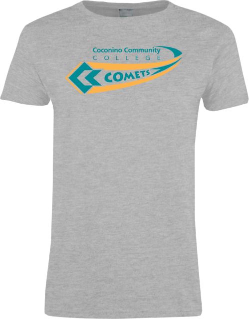 Conconino Womens Short Sleeve Tee Coconino Community College - Comets - ONLINE ONLY