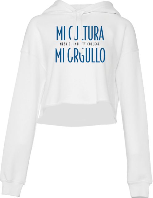 Mesa  Bella + Canvas Cropped Fleece Hood Mi Cultura Mi Orgullo - ONLINE ONLY