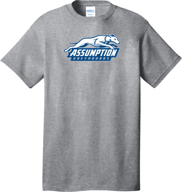 Assumption Extended T Shirt Assumption University Greyhound Logo - ONLINE ONLY
