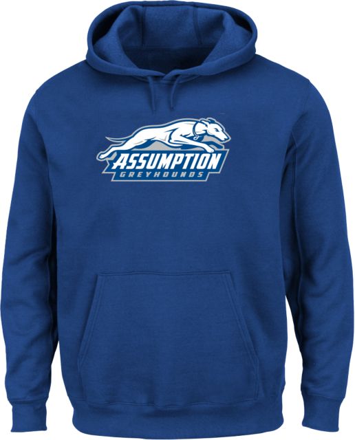Assumption Extended Hoodie Assumption University Greyhound Logo - ONLINE ONLY