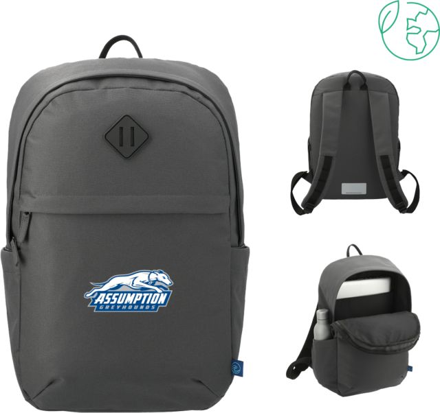 Assumption Repreve Ocean Commuter Computer Backpack Assumption University Greyhound Logo - ONLINE ONLY